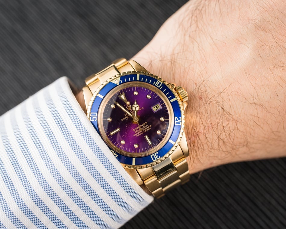 Rolex Submariner 1680 18K Yellow Gold