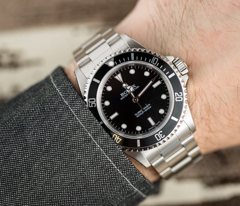 Rolex No Date Submariner 14060M 100% Authentic