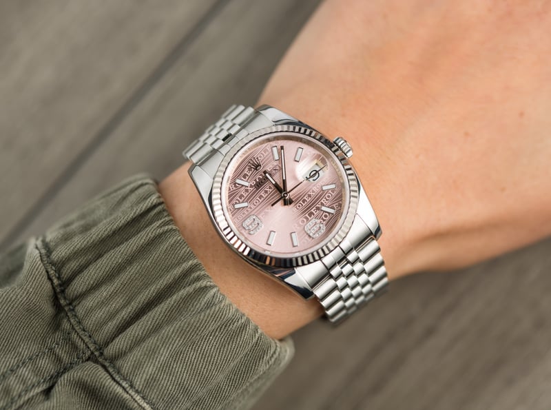 Rolex Datejust 116234 Pink Dial