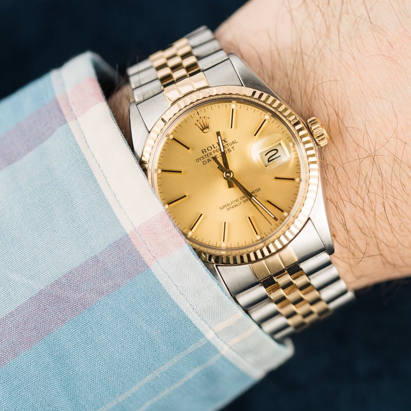 Rolex Datejust 16013 Champagne Certified Pre-Owned