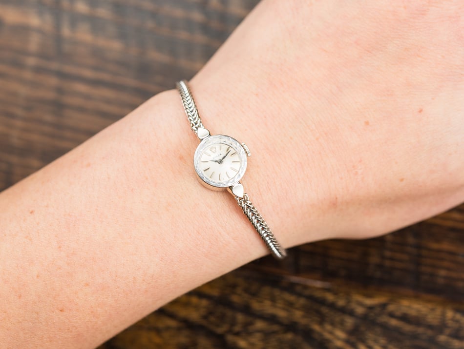 Rolex Ladies White Gold Cocktail Watch