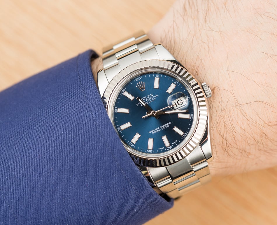 Rolex Datejust 116334 White Gold Bezel