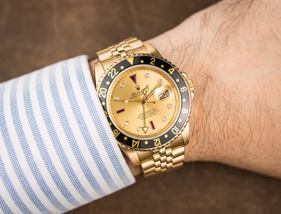 Rolex GMT-Master 16758 Serti Dial