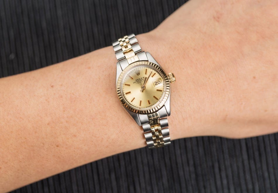 Rolex Ladies Date 6917 Two-Tone