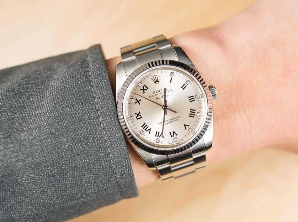 Rolex Air-King 114234 Diamond Dial