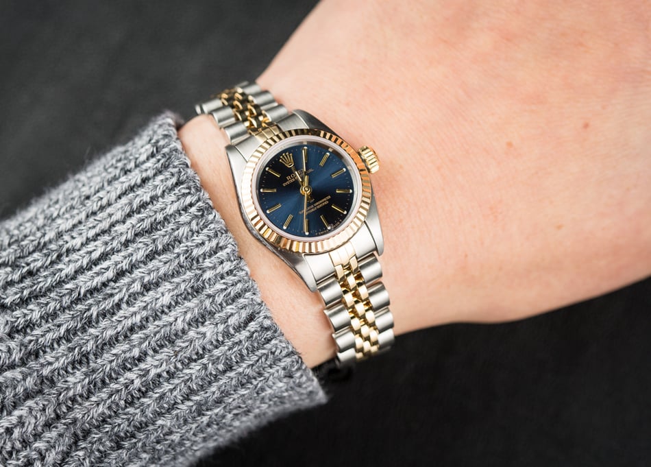 Rolex Lady Oyster Perpetual 67193 Blue