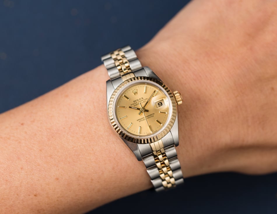 Datejust Rolex Ladies 79173 Champagne