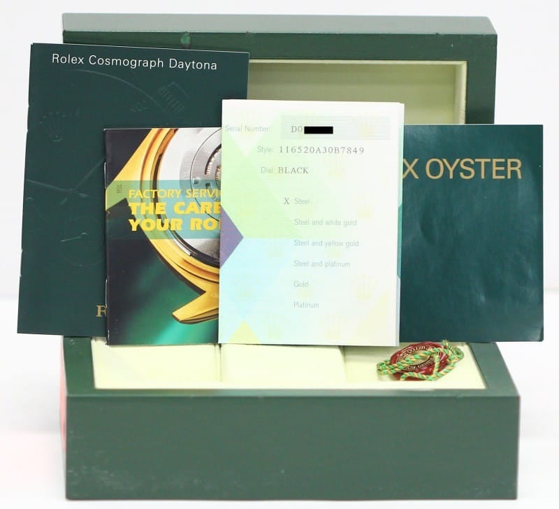 Daytona Rolex Black Dial 116520