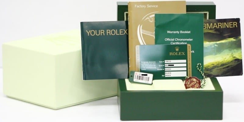 Submariner Rolex 16610 Serial Engraved