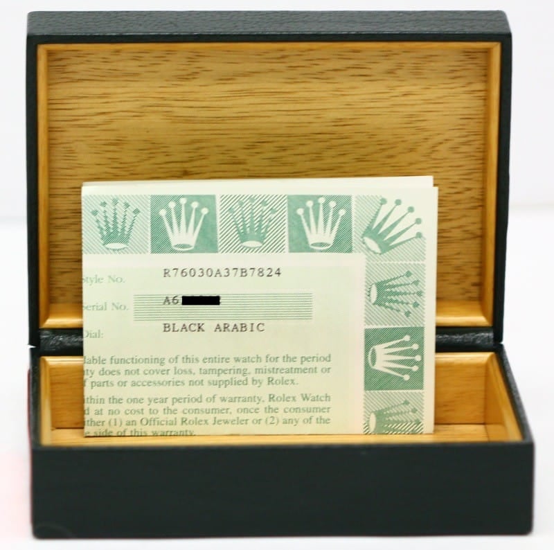 Ladies Rolex Oyster Perpetual 76030 Black Dial
