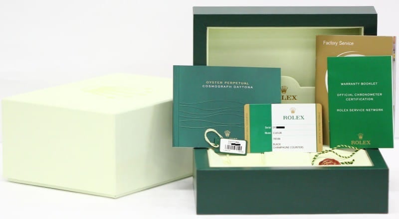 Rolex Daytona 18K Yellow Gold 116528 Black Dial