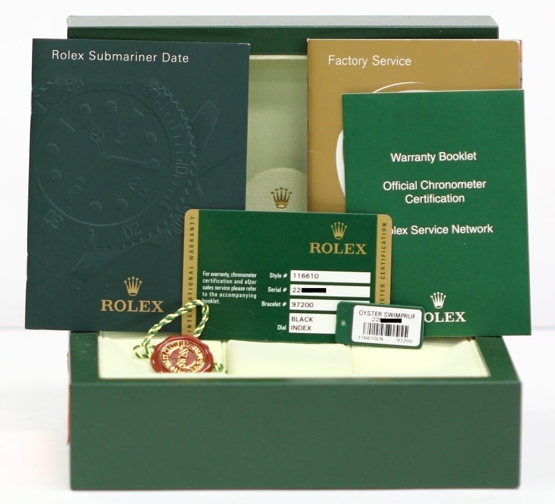 Rolex Submariner Black Ceramic Bezel 116610