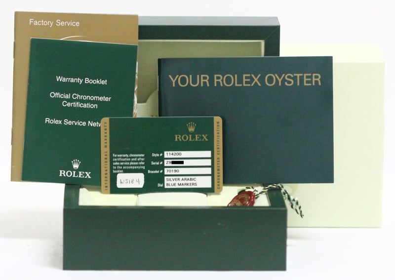 Rolex Air-King 114200 Blue Markers