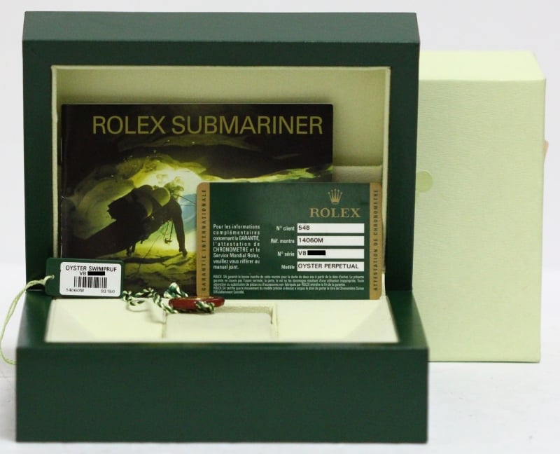 Rolex No Date Submariner 14060M Serial Engraved