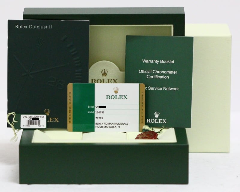 Rolex Datejust II 116333 Matte Black