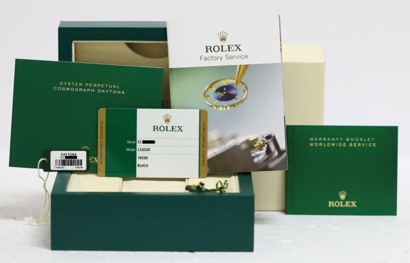 Rolex Steel Daytona 116520 Black