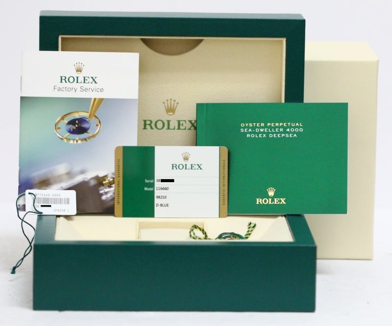 Rolex Blue Deepsea 116660B 100% Authentic