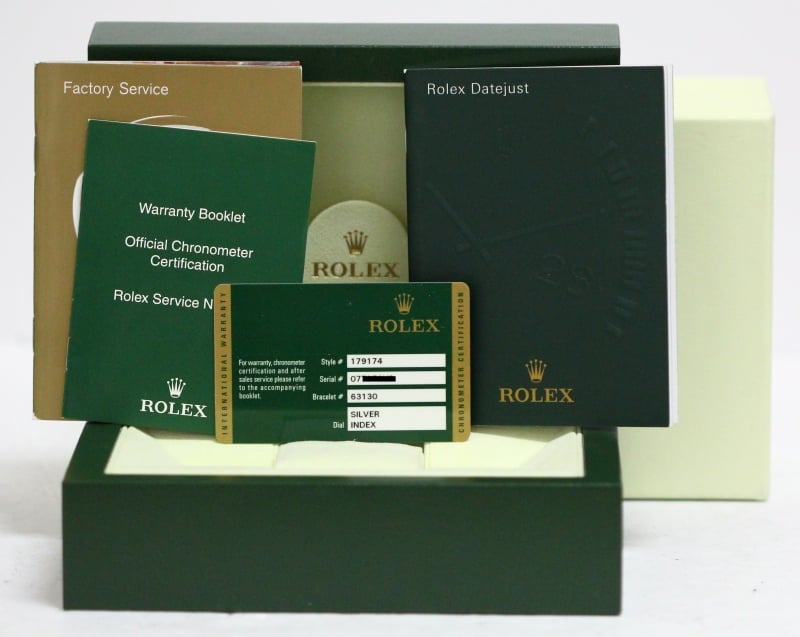 Lady Rolex Datejust 179174 Jubilee Bracelet