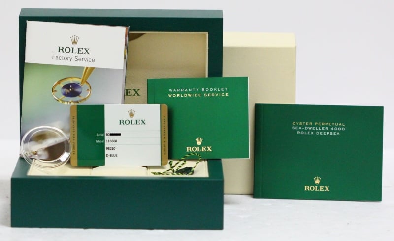 Rolex Blue Deepsea 116660 100% Authentic