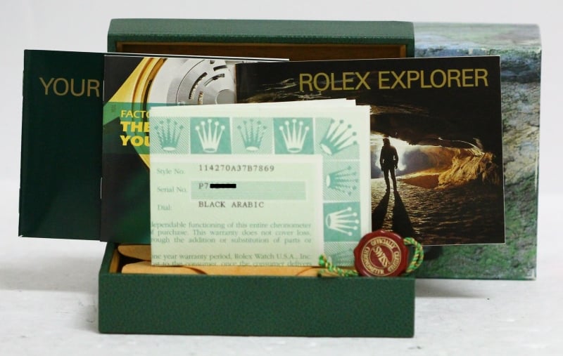 Rolex Explorer 114270 36MM Black Dial