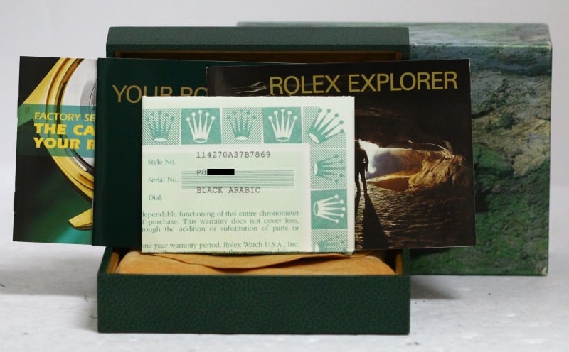 Rolex Explorer Mens 114270