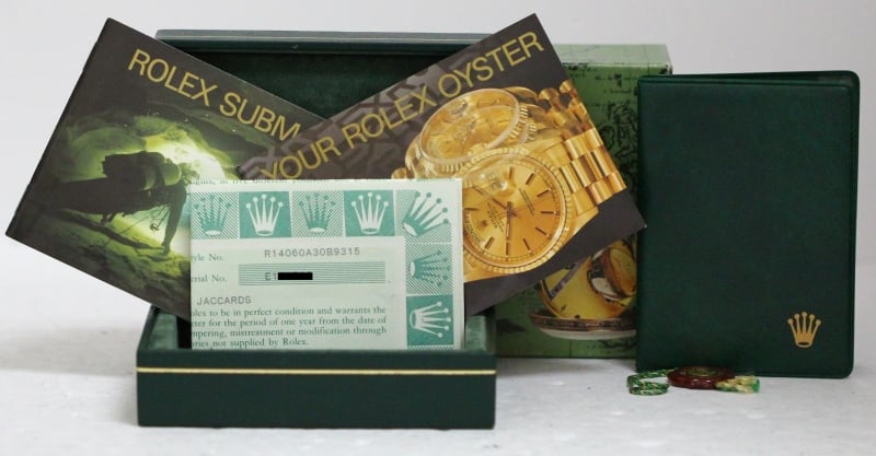 Submariner Rolex No Date 14060 Oyster Band