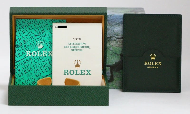 Men's Rolex Date 15200 White Roman Dial TT