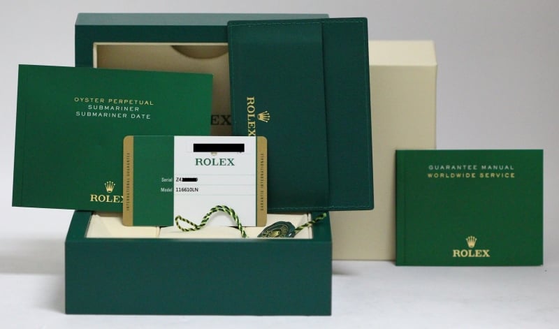 Factory Stickered Men's Rolex Submariner 116610