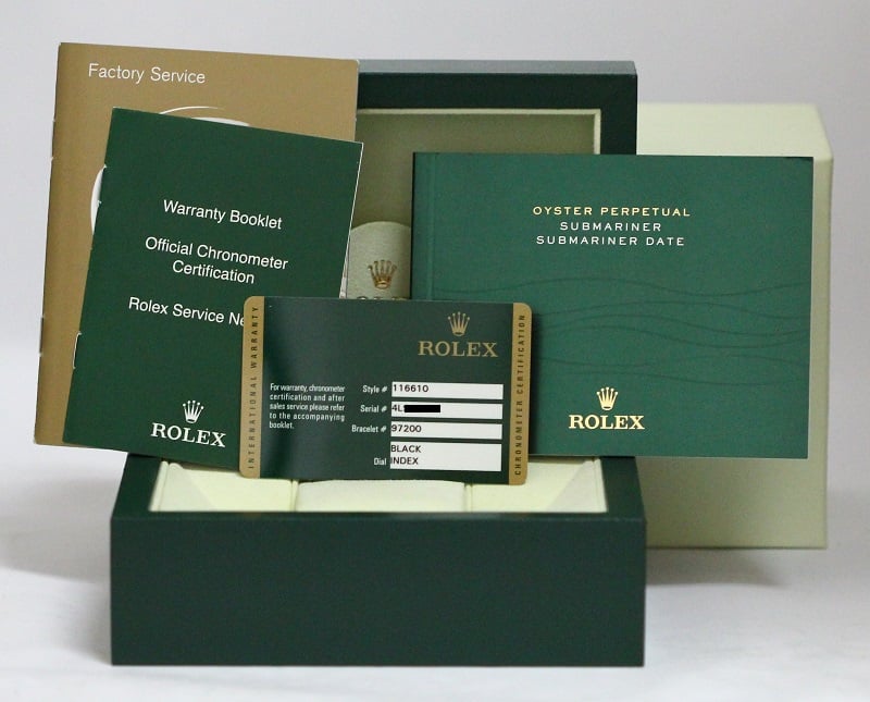 Authentic Rolex Submariner 116610 Steel Band