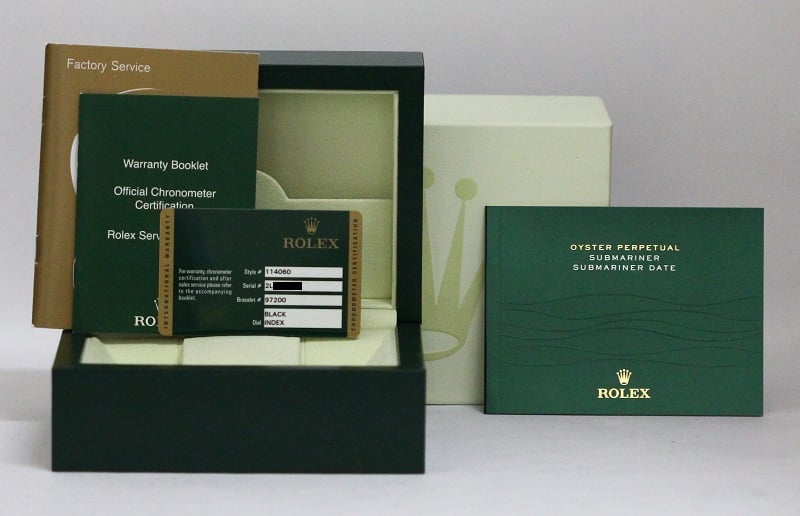 Certified Rolex Submariner No Date 114060