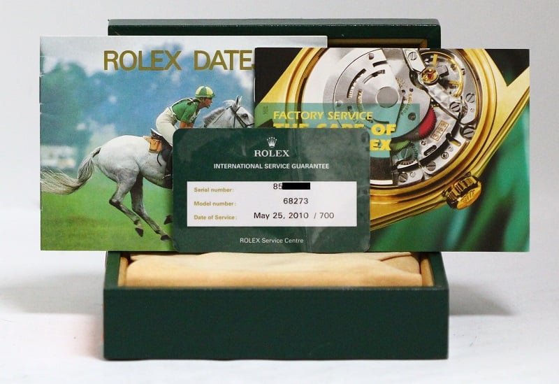 Midsize Rolex Datejust 68273 Tapestry Dial