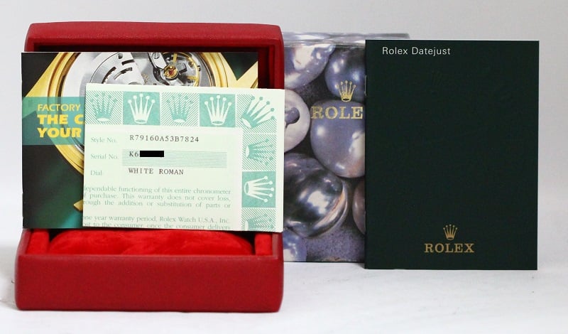 Rolex Lady Date 79160 White Roman Dial