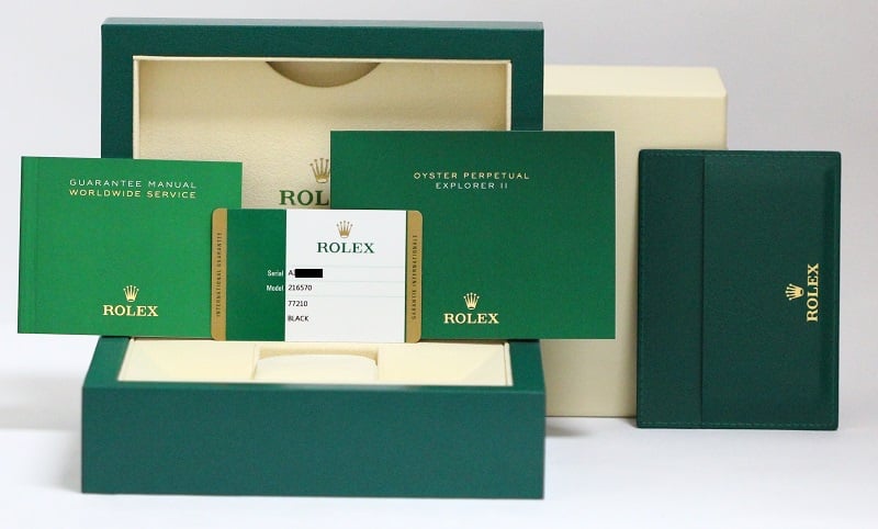 Unworn Rolex Explorer II Ref 216570 Stainless Steel