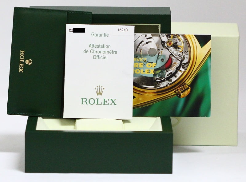 Men's Rolex Date 15210 White Roman