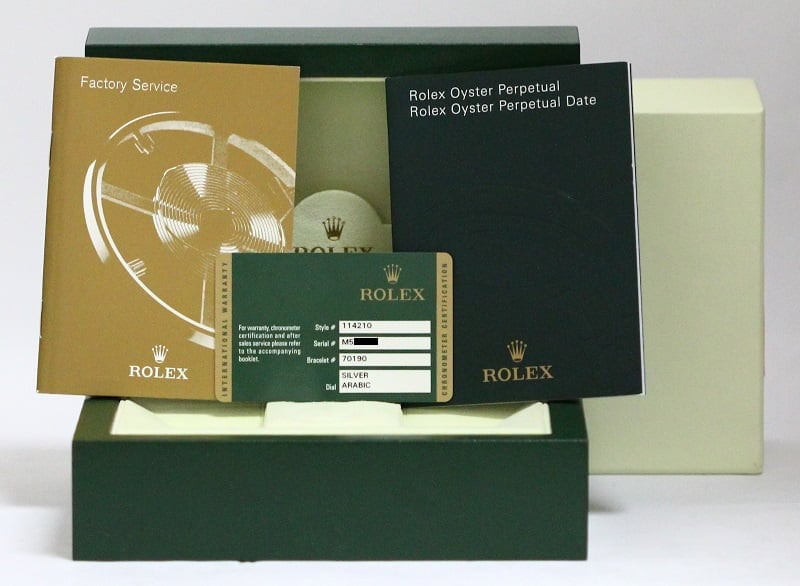 Unworn Rolex Air King 114210
