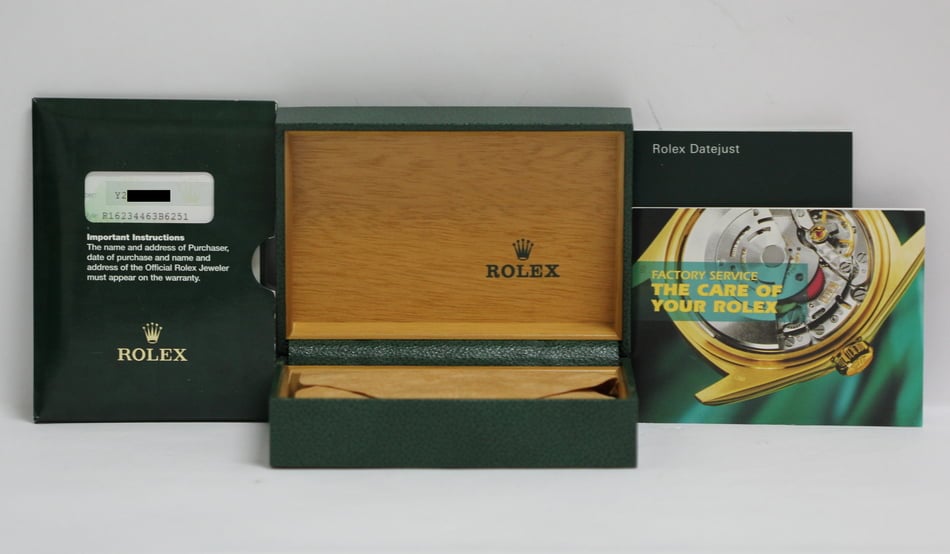 Used Rolex Datejust 16234 Blue Roman Dial
