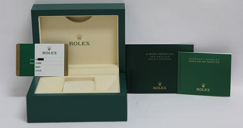 Used Rolex Sea-Dweller 116660 'James Cameron' DeepSea