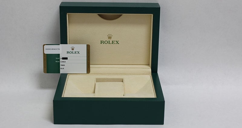 Certified PreOwned Rolex Yacht-Master 116622 Blue Dial