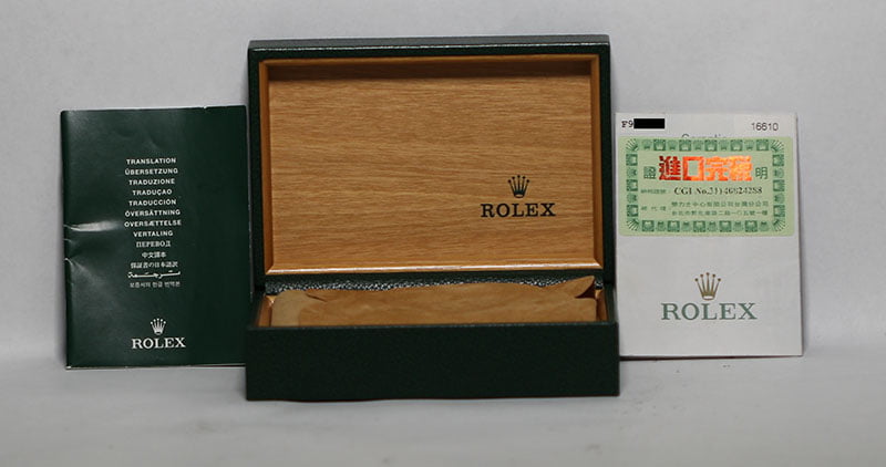 Men's Rolex Submariner 16610 Steel 40MM Case