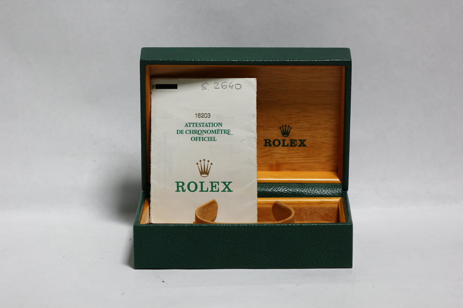 PreOwned Rolex Datejust 16203 Two Tone Oyster