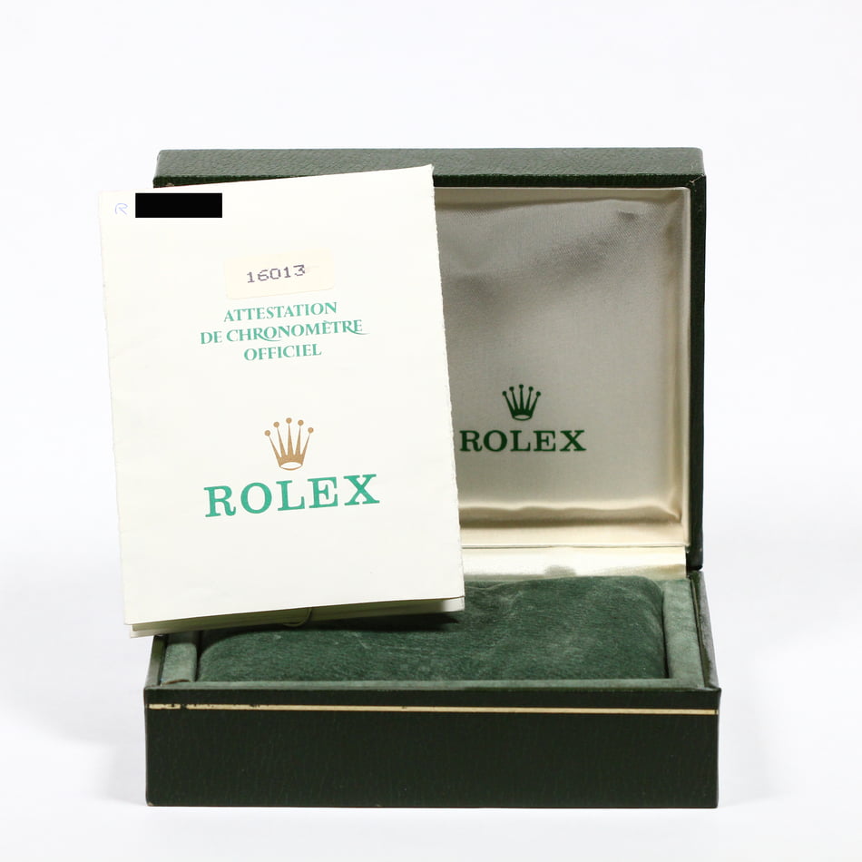 PreOwned Rolex Datejust 16013 Champagne Dial Two Tone Jubilee