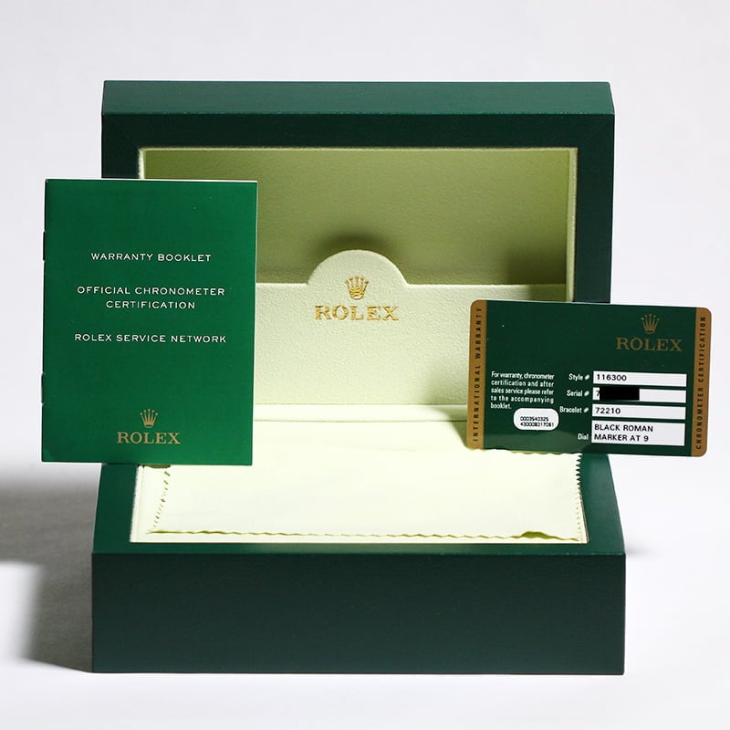 PreOwned Men's Rolex Datejust 116300 Black Roman