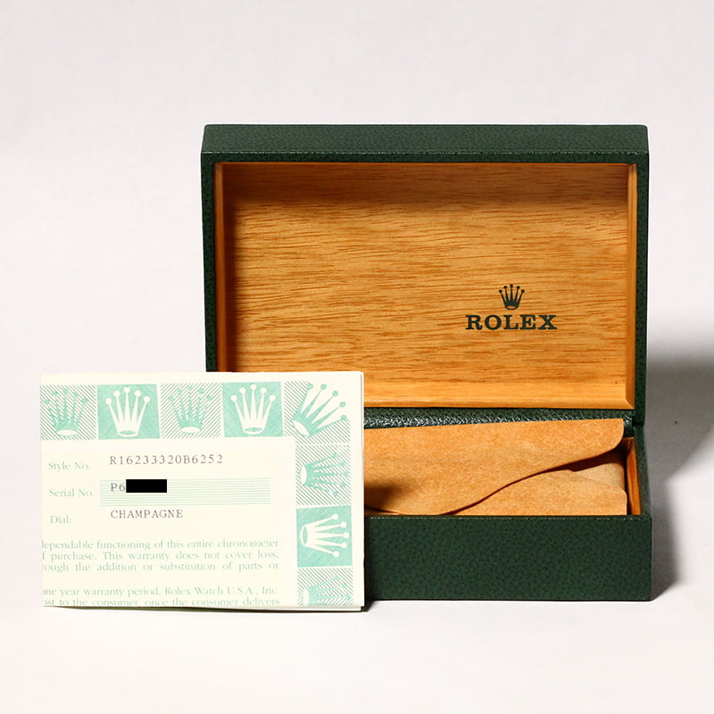 Pre Owned Champagne Dial Rolex Datejust 16233