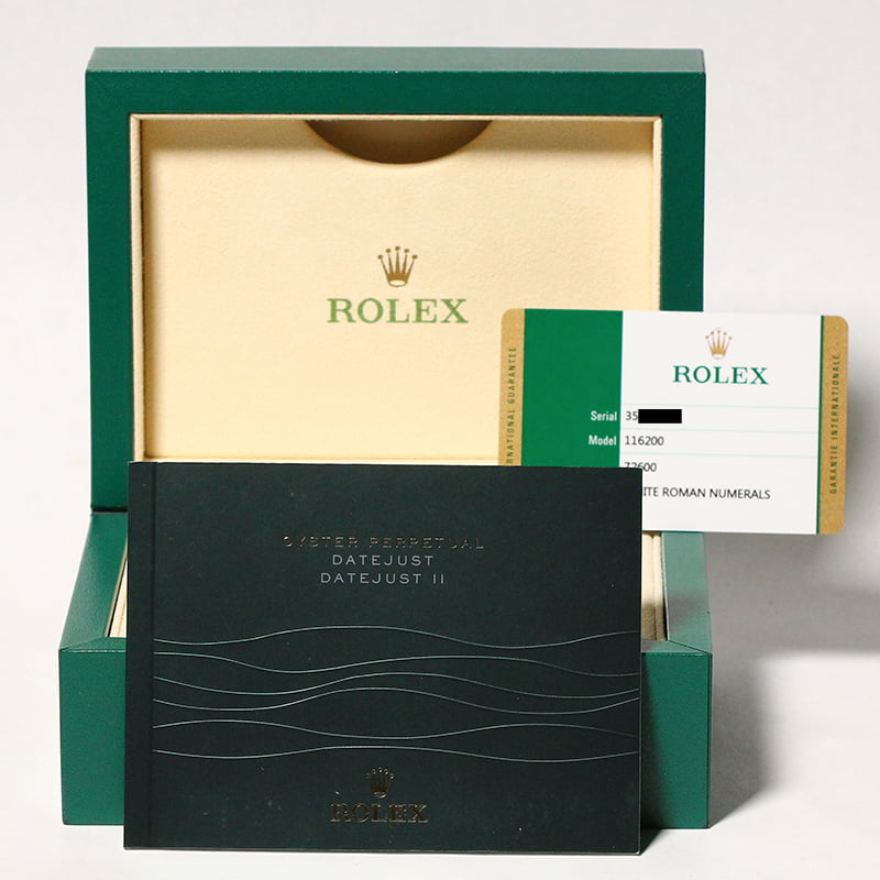 PreOwned Rolex 116200 Datejust White Roman