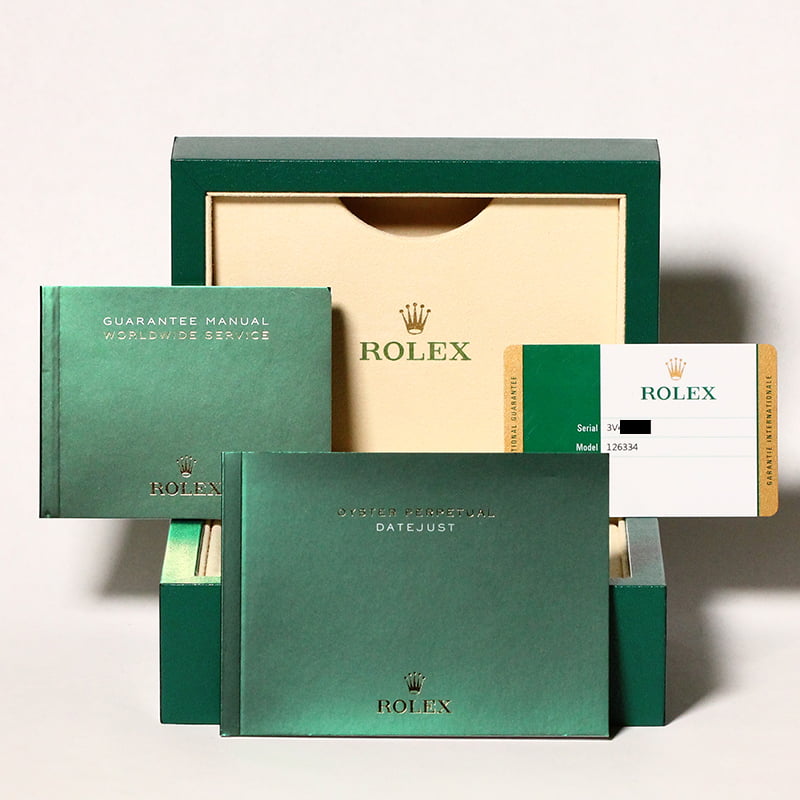 PreOwned Rolex Datejust 41 Ref 126334 Black Index Dial