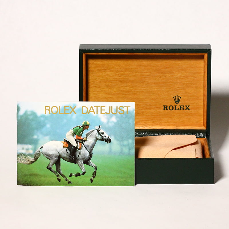 Pre Owned Rolex Datejust 16220 Black Dial Steel Oyster
