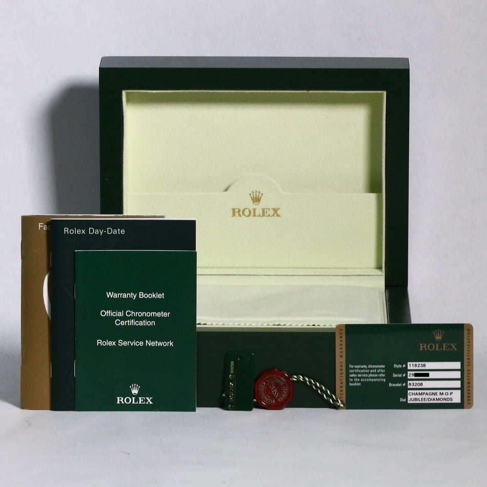 Preowned Rolex President Diamond Jubilee Dial 118238