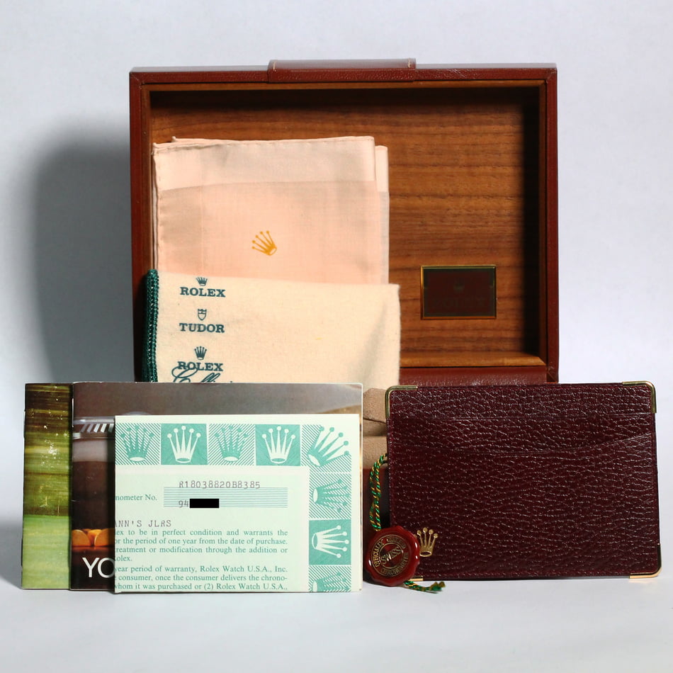 Used Rolex President 18038 Champagne Index