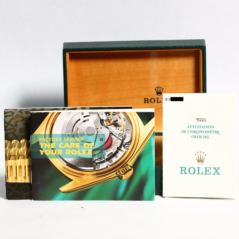 Pre Owned Rolex Datejust 16220 White Roman