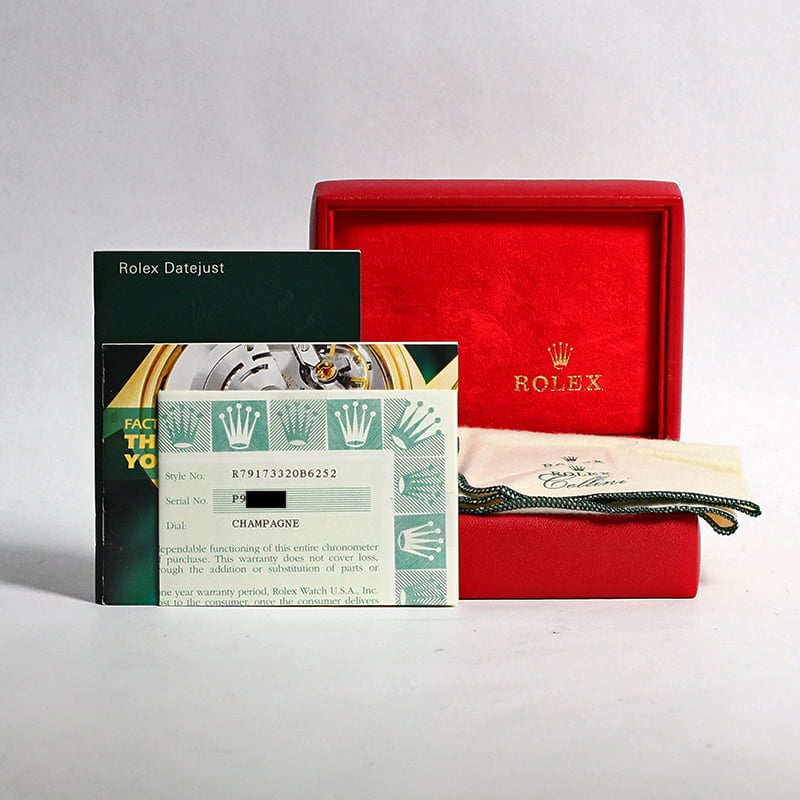 Pre Owned Rolex Datejust 79173 Champagne Index Dial